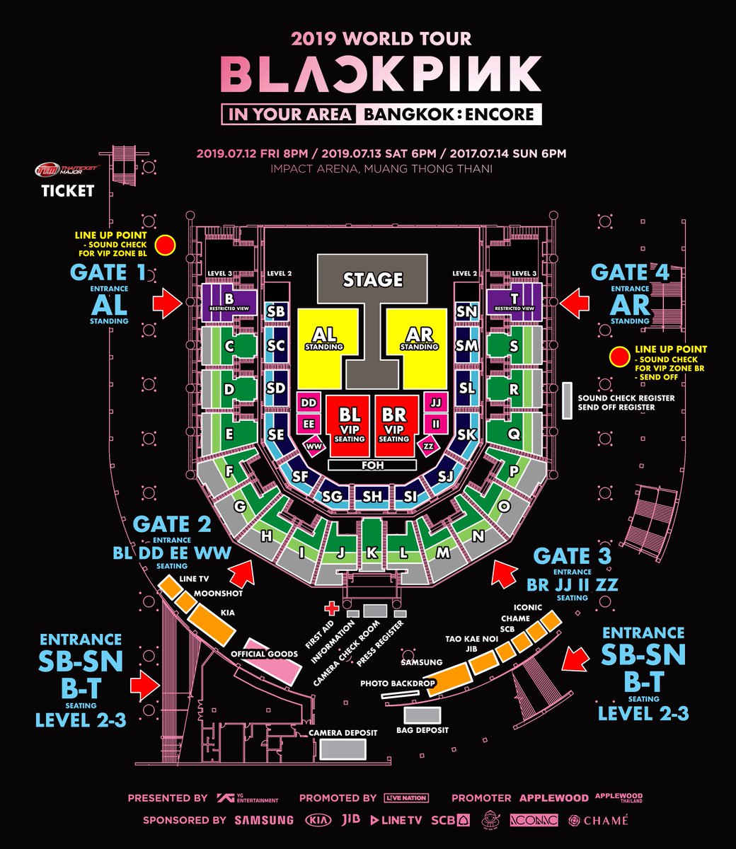 Applewood On Twitter Thailand Blinks 2 Days Left For Blackpink 2019 World Tour In Your Area Bangkok Encore Please Take Note Of The Following Details And Also The Rules And Regulations