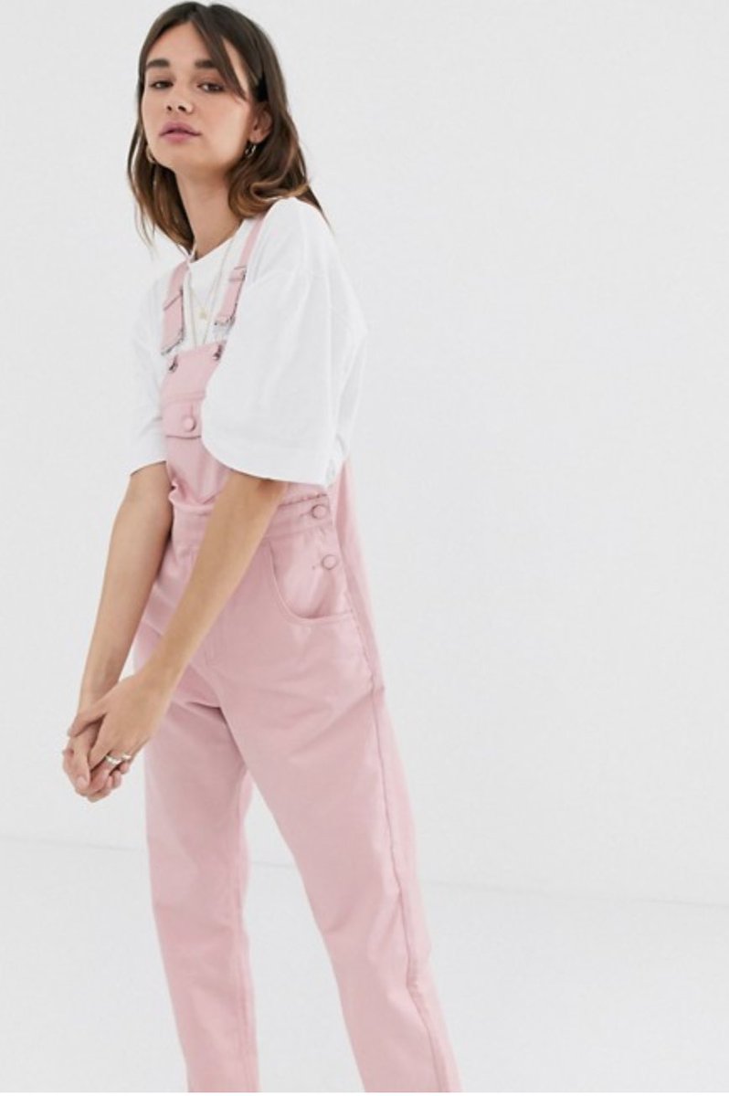 mcoveralls's tweet photo. **BIB &amp; BRACE OVERALLS**
Or Dungarees?
Been expecting these for some time - styled shots from our friends @asos, who are the first to launch our brand new Dusty Pink Dungarees.
-
Dusty Pink Polycotton Dungarees: £130.00
-
#uniform #suit #dailystaples #dungarees #dustypink https://t.co/KU2fQiHRCt