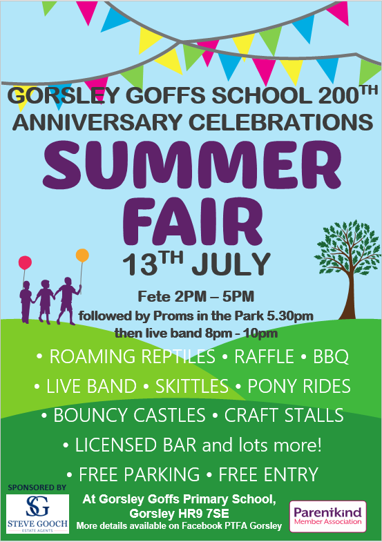 Come along to our summer fete and 200 year anniversary celebrations this Saturday 13th July from 2pm! Lots to see and do! Sponsored by <a href="/SteveGoochEA/">@SteveGoochEA</a> Please share @HTnewsroom <a href="/dawleys/">Dawley Services Ltd</a> <a href="/RoyalHotelRoss/">The Royal Hotel</a> <a href="/OurHereford/">#HerefordHour</a> <a href="/ShowMeRossOnWye/">ShowMe RossOnWye</a> <a href="/Trufflesdeli/">Truffles Deli</a> <a href="/WyeLife/">Wye Life Magazine</a> <a href="/Crowsfeet_Ross/">Crowsfeet</a> <a href="/HilltopBoP/">Hilltop BoP</a>