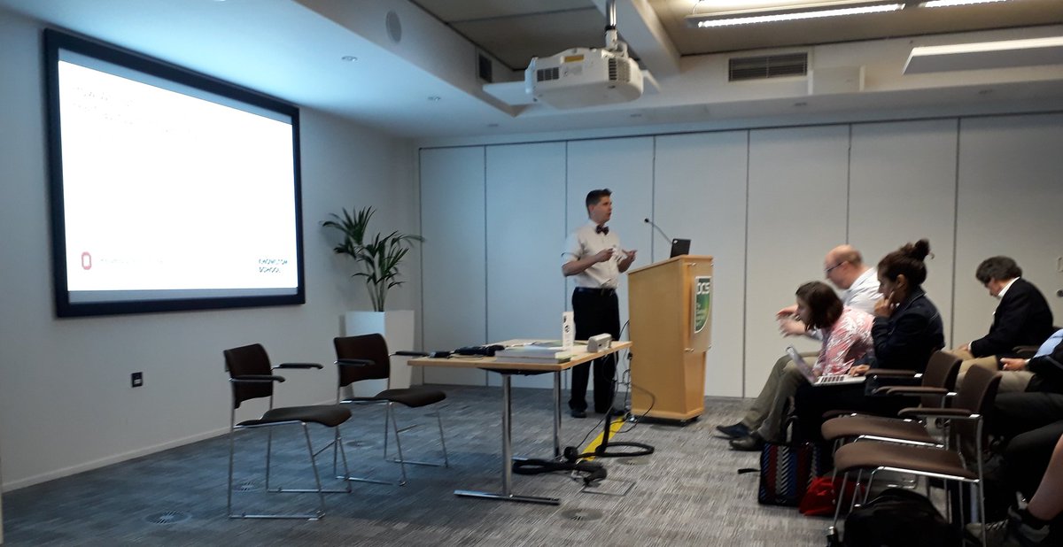 jpbowen's tweet photo. #EVALondon2019 @EVAlondonConf Chris Strasbaugh speaking on "How web Harnessed the Potential of UAV Imagery in the Classroom through VR" https://t.co/HXoRZ7VreS