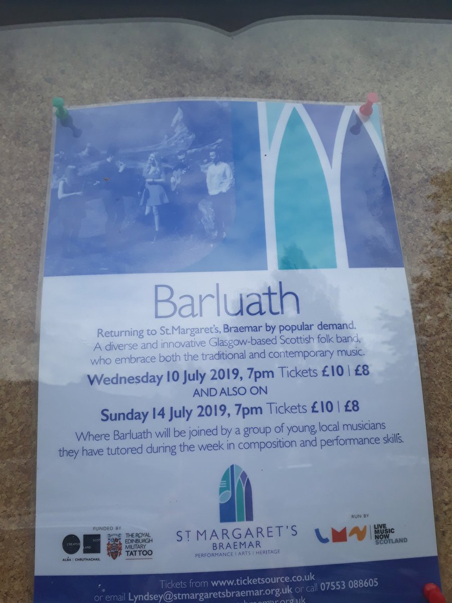 Anyone in the Braemar area? Head along to @StStMegs tonight if you are and hear <a href="/barluath/">Barluath</a> 7pm as part of #mountainmelodies residency project