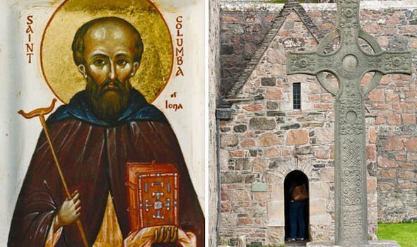 Colm is Irish for Columba, Latin for "dove". As the traditional symbol of the Holy Spirit it was an obvious choice for churchmen. St Columba/Colm Cille from Co Donegal. 1 of 12 Apostles of Ireland & 1 of 3 patron saints of Ireland! 41 monasteries inc Iona!  https://twitter.com/lorraineelizab6/status/1005370393354522625?s=20