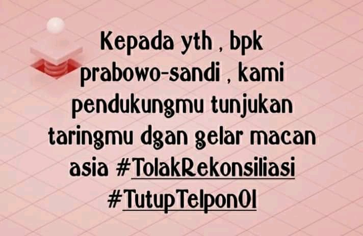 Rakyat_keritis's tweet photo. #TolakRekonsiliasi 
#Tutuptelfon01 https://t.co/qls2wlK3ai