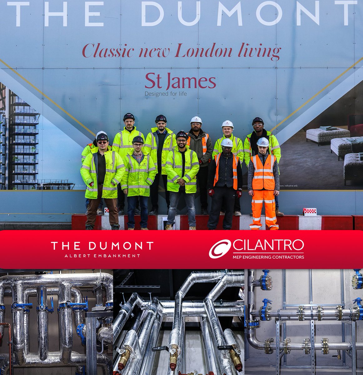 CilantroEng's tweet photo. Under Construction: The Dumont
Cilantro Engineering is doing a great work at#TheDumont project providing top-quality #MEP installations! Well done team! https://t.co/OAWhJYKjkW
#cilantroengineering #instalations #engineers #FitOut #london #stjames #centrallondon #construction https://t.co/L6s0UCa8At