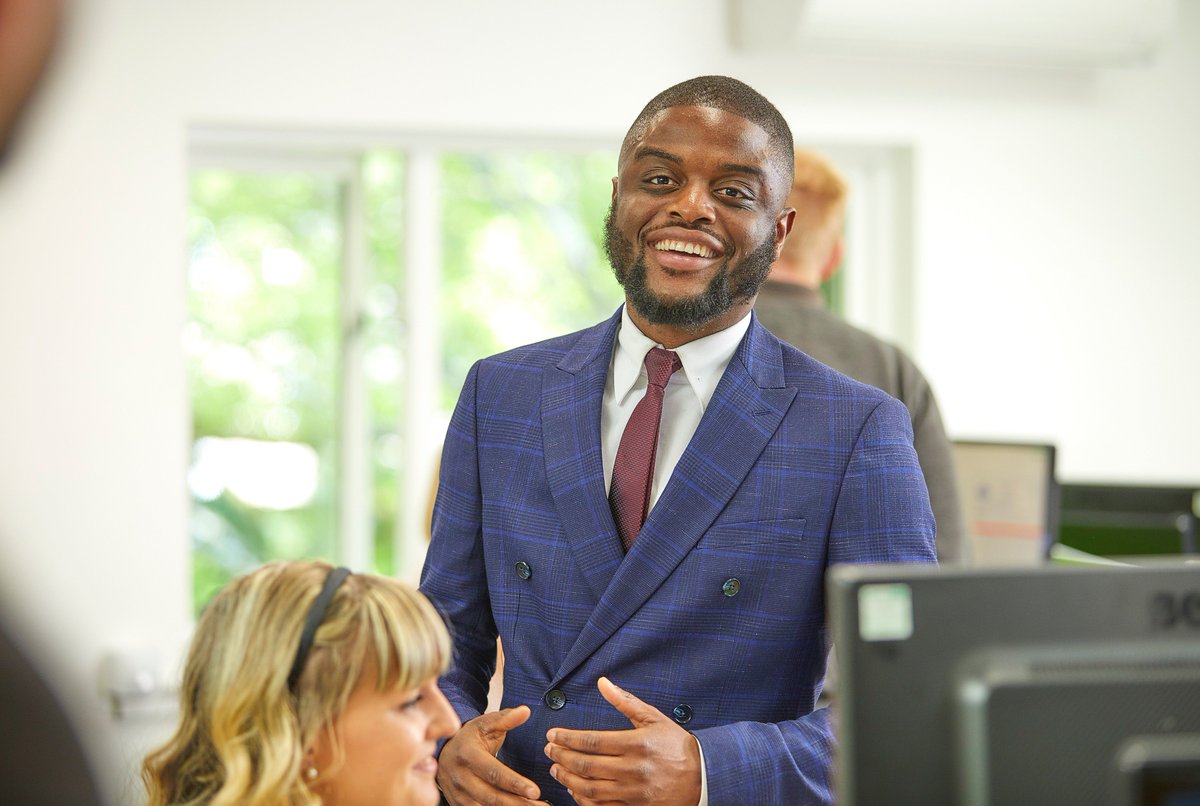 Burton_Security's tweet photo. Due to a desire to add some extra dynamism and energy to our team, Burton Safes recently recruited two young whippersnappers! Sydney Asante and Suleman Hussain have proven themselves already, successfully engaging with our diverse customer base across the UK. #thesuredefence https://t.co/hjmOeQWcyX