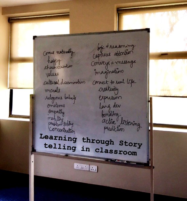 IilmInstitute's tweet photo. A Workshop on 'Let the Story do the Talking: Enhancing Self-expression among Children' by Dr Dimple Rangila under the guidance of Prof (Dr) Abha Singh Director IILM Center for EI on July 6, 2019 for the teachers of Banyan Tree School.
#IILMCEI #EmotionalIntelligence #MyIILM https://t.co/23QX0EuOaq