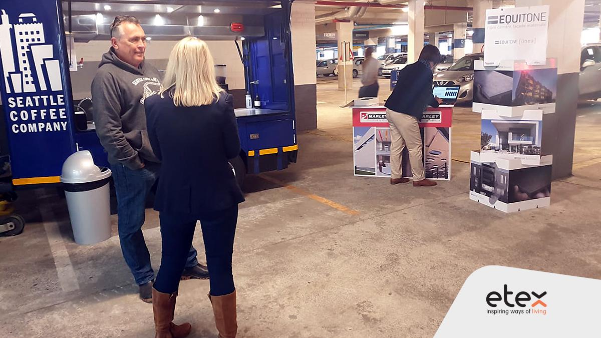 SiniatZA's tweet image. Marley Building Systems is at the DAS Cape Town Roadshow today. Our highly qualified #EQUITONE Product Manager and Cape Town Specifying Manager are there to bring you innovative, sustainable and complete solutions. They will be visiting architectural firms and bringing muffins.