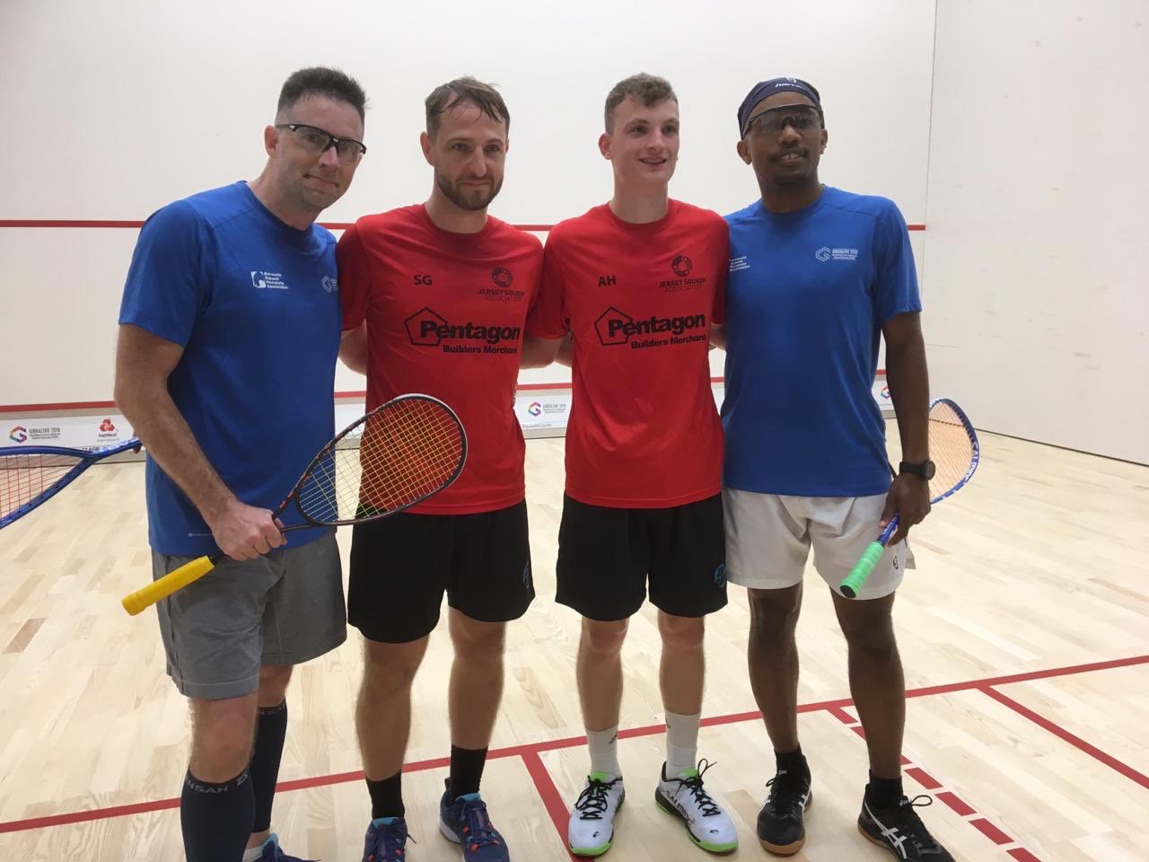 Jersey Squash on Twitter "BRONZE! Antony and Scott win the 3/4th playoff against Bermuda 20 to