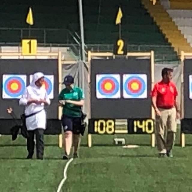 Niamh shot like a professional today and has finished 17th at her first international event!