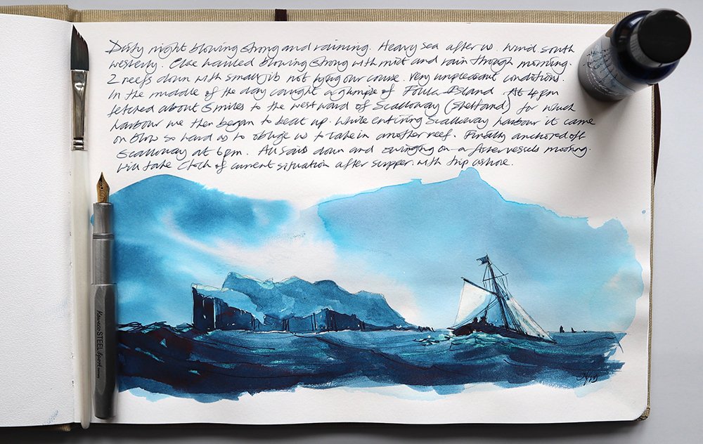 Art journaling with just one ink nickstewart.ink/2019/07/10/art… <a href="/ClairefontaineT/">Clairefontaine</a> <a href="/ClairefontUK/">Clairefontaine 🇬🇧</a> <a href="/ExaClairLimited/">ExaClair Limited</a> <a href="/Kaweco_Germany/">Kaweco Germany</a> <a href="/cultpens/">Cult Pens</a>