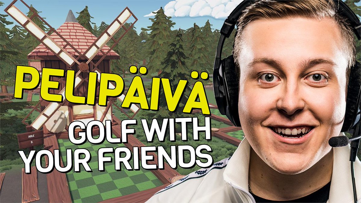 yleftwofficial's tweet photo. Tänään pelataan Golffia kavereiden kanssa! Striimi käyntiin klo 18 https://t.co/c04C9XyWd7 ja Discordissa ehtii vielä ilmoittautua mukaan! https://t.co/c42kq7HAmH