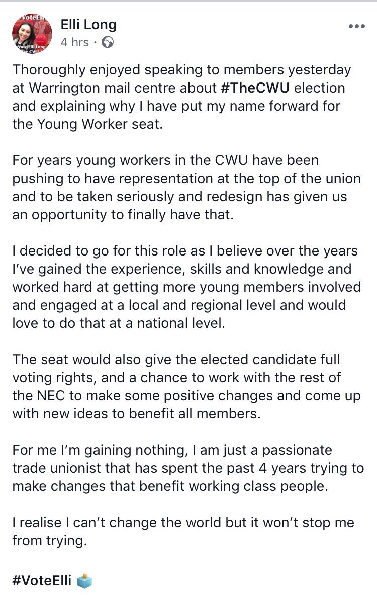 ElliLong7's tweet photo. #VoteElli 💪🗳 https://t.co/TxVyIuCqQX