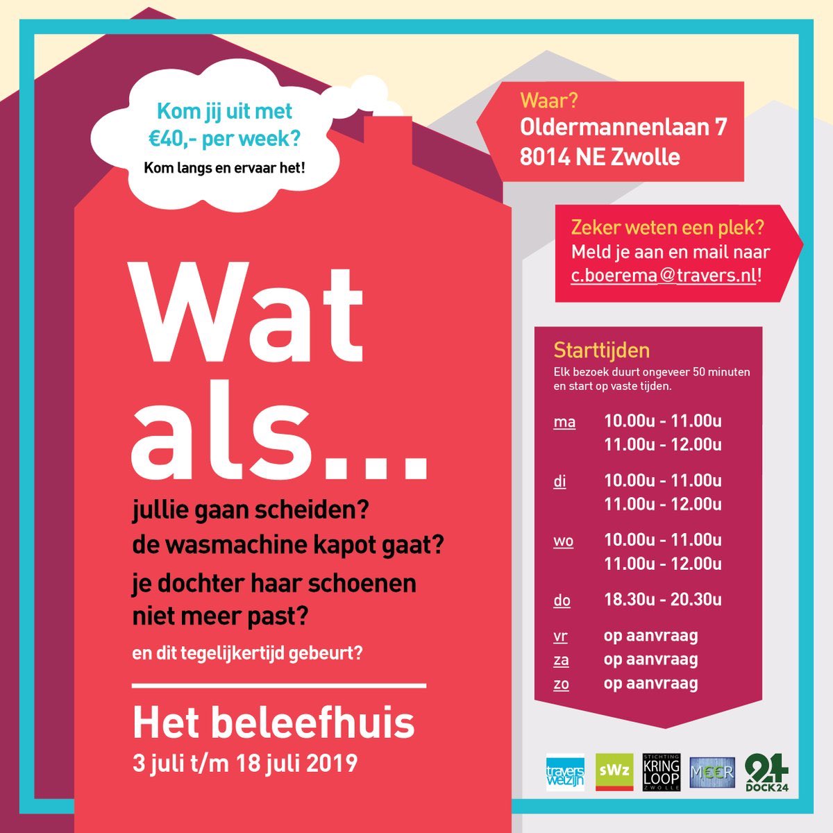 Het Beleefhuis: een mooie en confronterende manier om armoede zichtbaar te maken. Goed initiatief, waar terecht veel belangstelling voor is vanuit de stad.