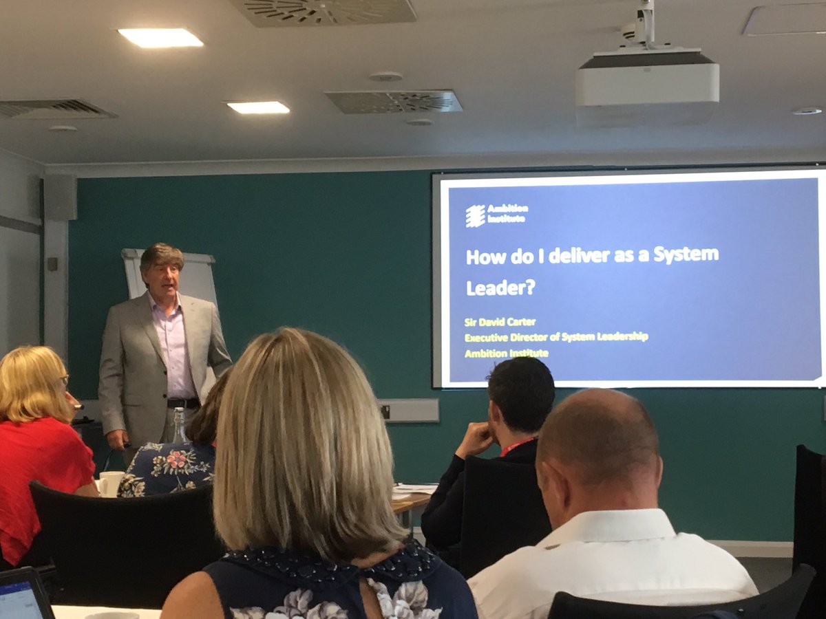 LeadWOLimits's tweet photo. Brilliant and humbling inspiration from Sir David Carter on how to deliver as a system leader! @Carter6D @Ambition_Inst https://t.co/vRoYweKxVR