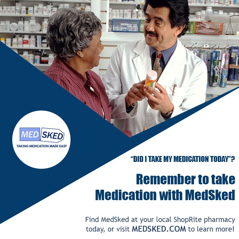 _MedSked_'s tweet photo. #MedSked is a Low-tech, High-Impact Medication Monitoring solution, which helps with your Medication Management.
For more info visit: https://t.co/UcWiiNDw1K
#Medicines #Pharmacy #BabyBoomers #Seniors #Aging #ShopritePharmacy #MedicationManager #OptimalHealth #ChronicIllness https://t.co/15njj1vdKk