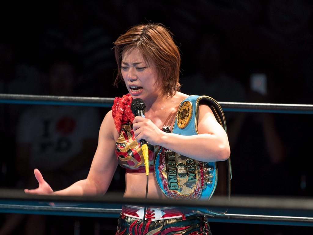 shore_1959's tweet image. 2019.6.27 #ACT41 #アクトレスガールズ 新木場大会
メイン ○高瀬みゆきvs松井珠紗●

#高瀬みゆき 選手の熱いマイク
大会としてはこれで救われたと思います

#AWG 
#AWGカラーズ
#AWGbeginning
#ACT19062705-21