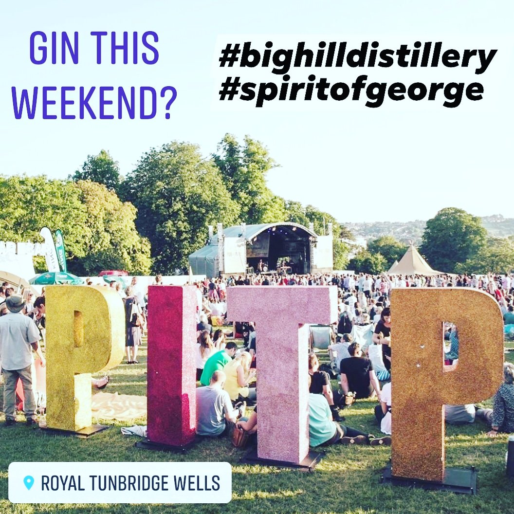 #pubinthepark this weekend comes to Royal Tunbridge Wells.. <a href="/Big_Hill_Gin/">The Big Hill Distillery</a> Will be there with #Spiritofgeorge to be sampled amidst the fantastic craziness of #pitp Can't wait to see you🍸
.
.
#sunnytunny #festival #ginaplenty #pubinthepark #ginontour #GetInvolved #ginandtonic #gin