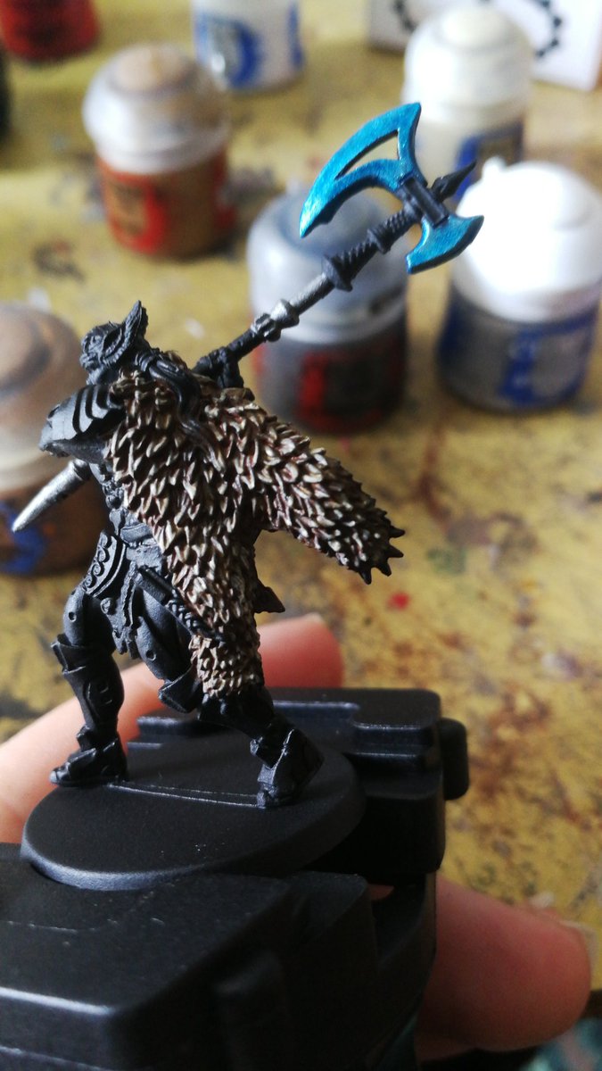 hellganJ's tweet photo. Valkyrie is coming along nicely. Really loving this sculpt #aristeia https://t.co/K1VTzY4Bld