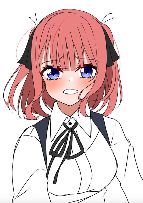 由木ヨシキ＠C106南1【n-14b】さんがTwitterに投稿した中野二乃(五等分の花嫁)のイラスト。