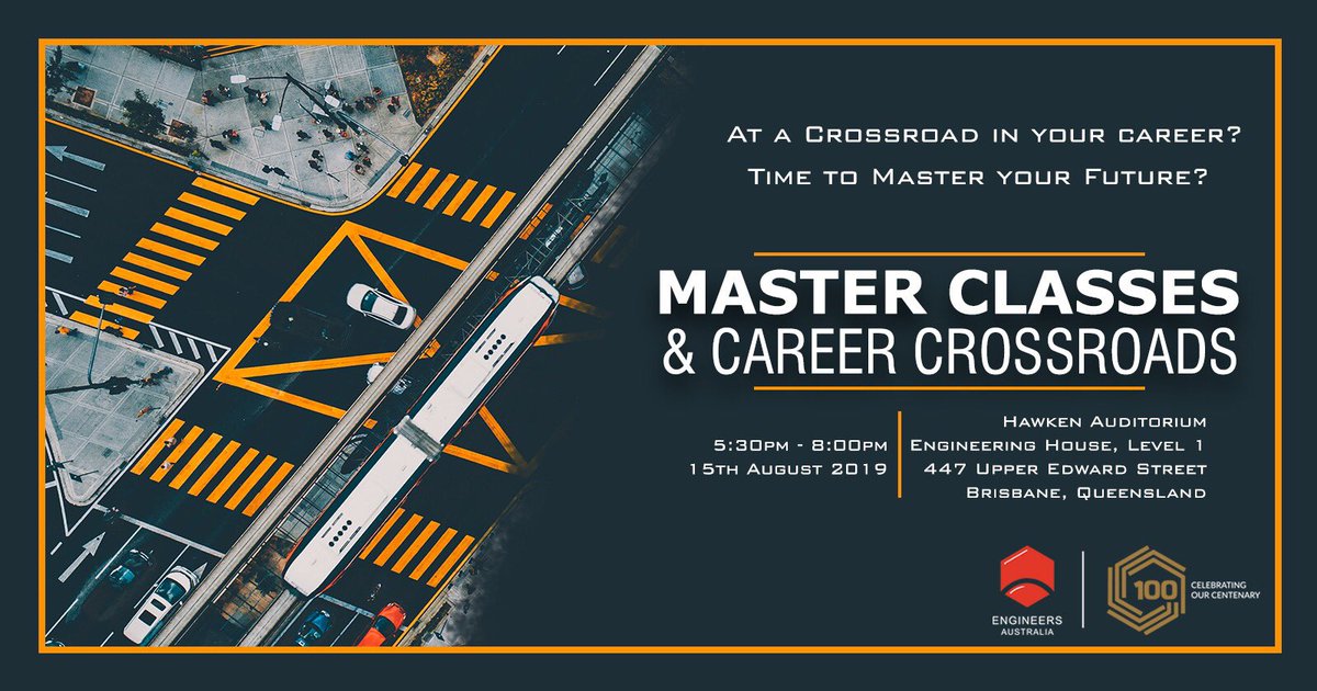 Wondering what’s next for your career? 
Looking to complement your degree with post-graduate studies?

Join us at our upcoming (free!) event Master Classes and Career Crossroads

For details and to secure your spot: 
bit.ly/2XGrpc6

#whileticketslast

#100yearsEA #Grow