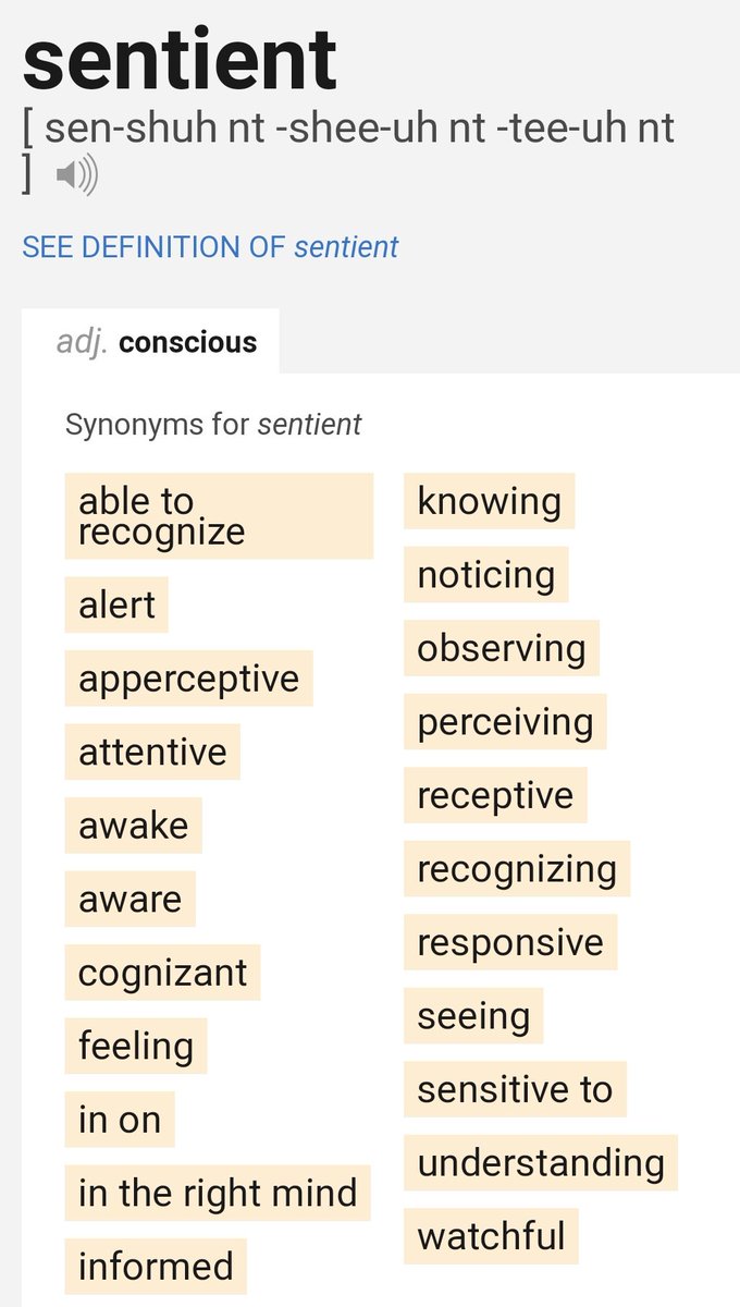 SENTIENT is NOT a synonym of APPREHENSIVE or vice versa! See screenshots from the authoritative dictionary.com It's OK. Birthday Boys are allowed to make mistakes! Happy B'day, @scottbstyris @BrettLee_58 @StarSportsIndia #starselectdugout