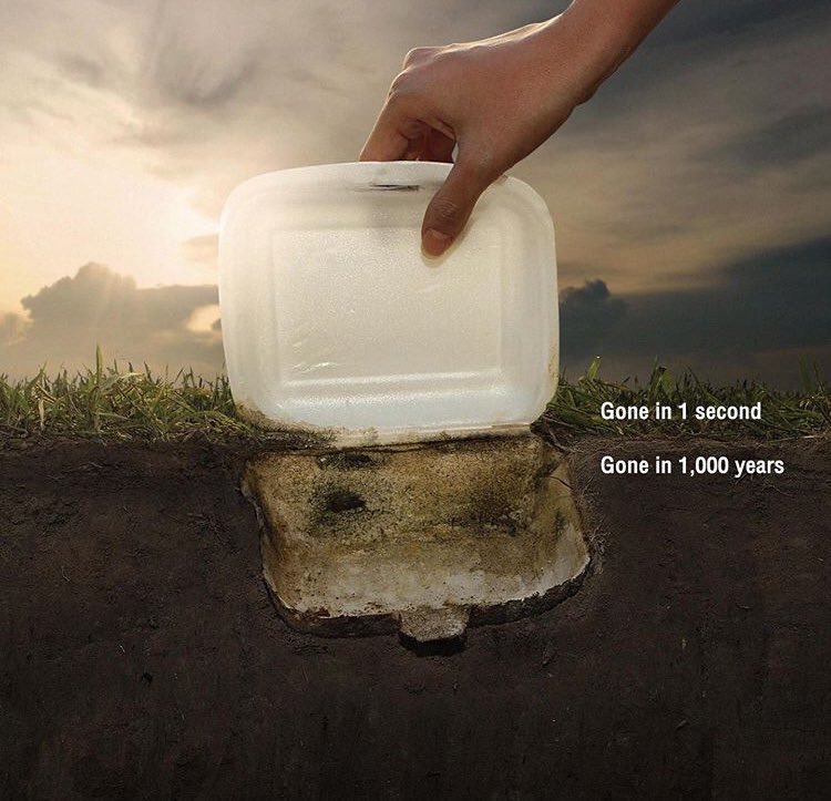 хватит убивать планету, вы, тупые людишки, это не так сложно, просто не мусорить