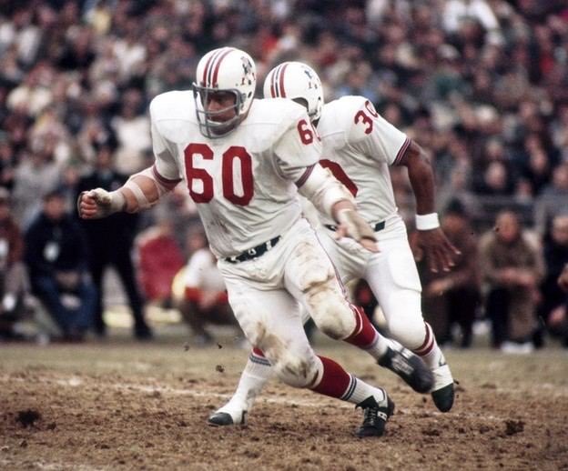 We've got Len St. Jean days left until the  #Patriots opener!Known as the "Boston Strong Boy", St Jean played his entire 10 year career with the Pats, never missing a game (140 straight from 1964-1973)Primarily a RG (he was an All-Star in 66), he also played D-end & linebacker