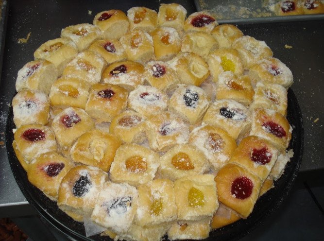 Craving something sweet this morning? Our fresh fruit KOLACHES with coffee is an unbeatable combination. Cream Cheese, Apple, Apricot, Blueberry, Cherry, Lemon, Peach, Poppy Seed, Prune, Raspberry or Strawberry. Get 1 of each AND SHARE!