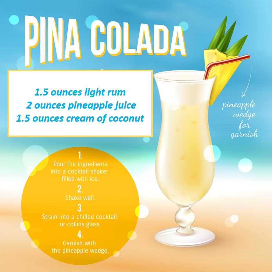 It’s national #pinacolada day and we’re toasting to this sweet summertime favorite! 🍹☀️