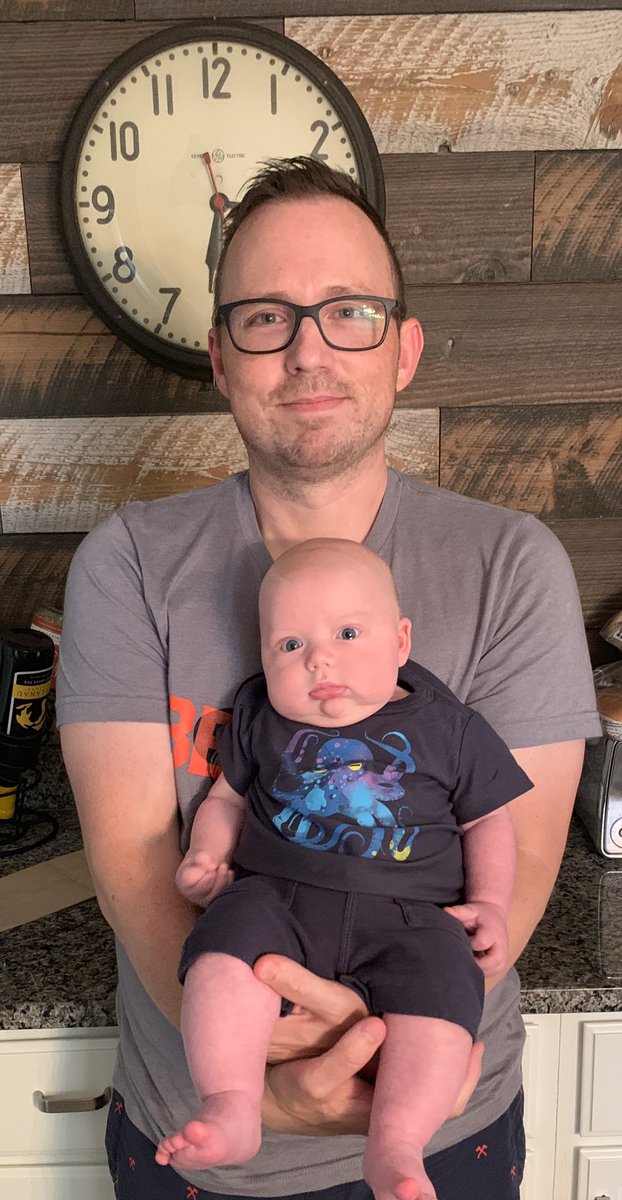 mrdowningreads's tweet image. Another powerful/purposeful experience at #nerdcampmi. @annbradenbooks check out what I found our 2 mo old wearing when I got home! Perhaps the youngest member of #TeamOctopus?