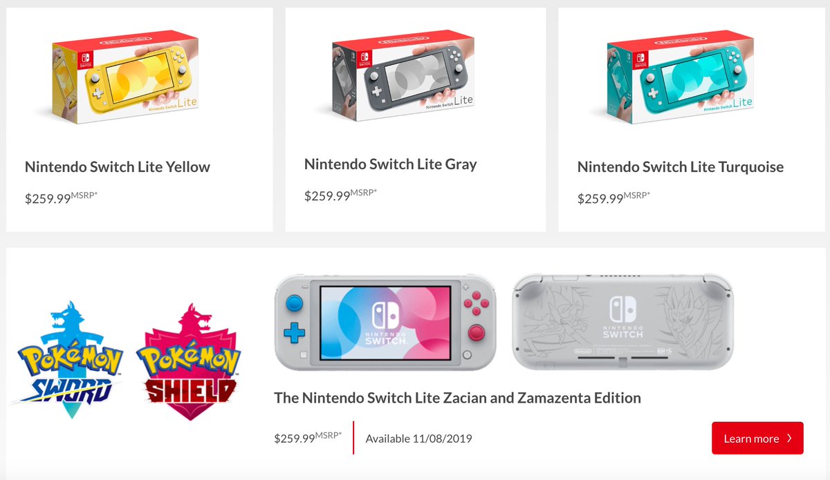 Lbabinz Pokemon Sword Shield Nintendo Switch Lite Zacian And Zamazenta Edition Announced Lbabinz Pokemon Sword Shield Nintendo Switch Lite Zacian And Zamazenta Edition Announced