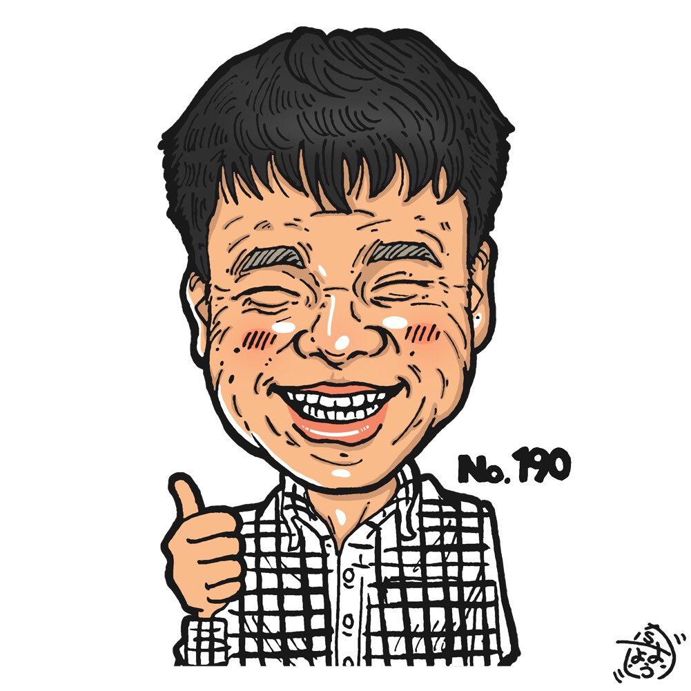 しょうすけ よしもとお絵描き芸人 A Twitter 毎日似顔絵 No 190 ジミー大西 さん 吉本のリーサルウェポン ジミー大西 さん ジミーちゃん お笑い芸人 明石家さんま 師匠 画家 ガキの使いやあらへんで ガキ使 笑ってはいけない 旅猿 探偵ナイトスクープ