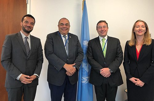 ASteiner's tweet photo. Always great to welcome Mahmoud Mohieldin Senior VP @WorldBank back to @UNDP. 2019 is a vital year to accelerate #UNDP+#WorldBank cooperation &amp; support countries w #Fin4Dev to implement the #SDGs #Agenda2030. https://t.co/ScJ2D6Mej7