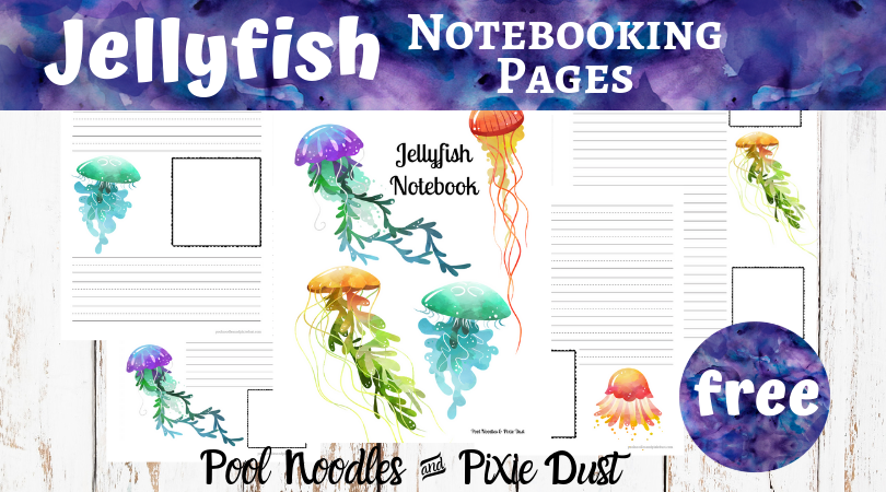 Free Jellyfish Notebooking Pages poolnoodlesandpixiedust.com/free-jellyfish…