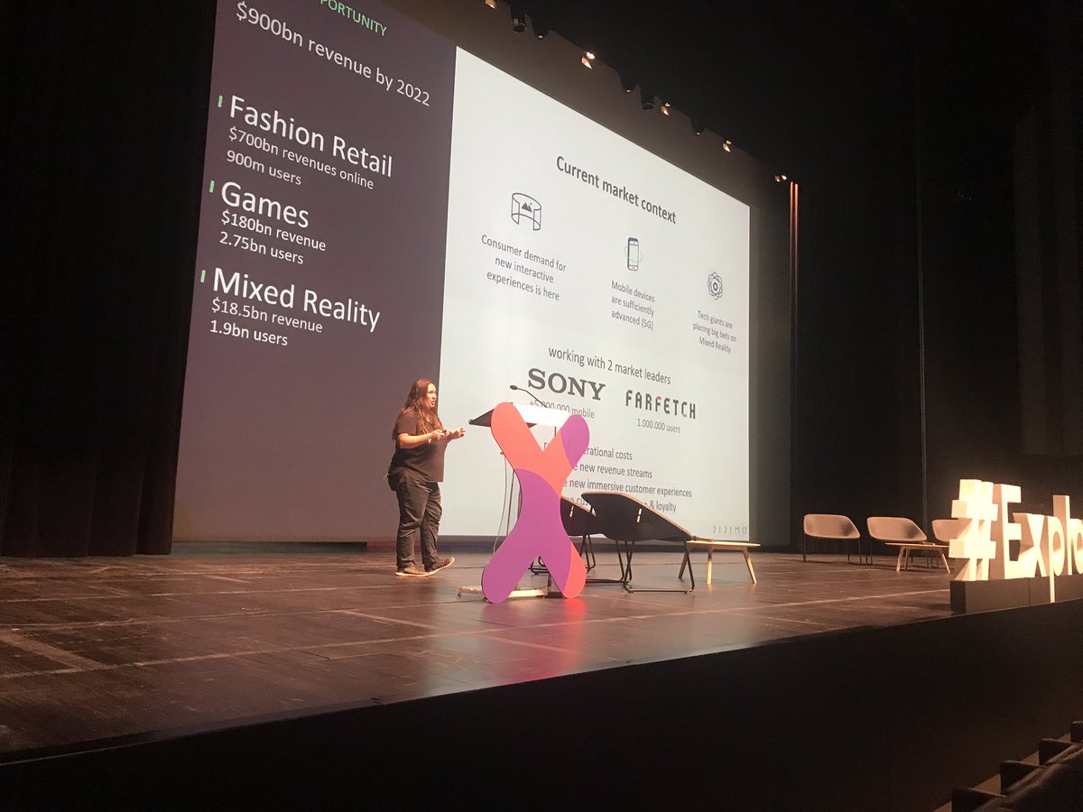 ExplorerByX's tweet photo. Verónica Orvalho CEO de @my_didimo en las #XTalks del #ExploreraDay 👉🏼 humanizando el mundo digital 🙌🏽
¡Muito obrigados pela tua apresentação! #SoyExplorer #SouExplorer https://t.co/5ztqOtgnZC