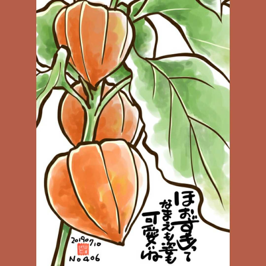 色紙、玉？、ほおずき、市、