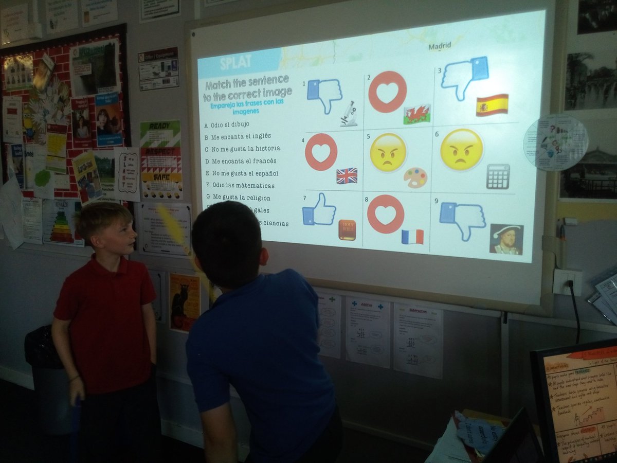 ChepstowSpanish's tweet image. Fun in Spanish - splat #Y6transition