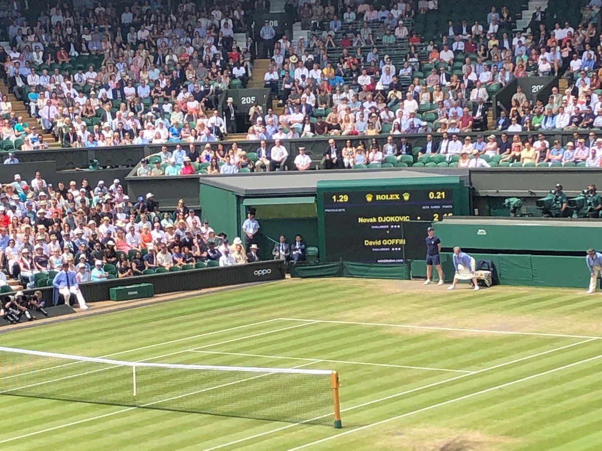 keefroberts's tweet image. #Wimbledon #Wimbledon2019  Come on ⁦@Wimbledon⁩ get the small scoreboard going on CC☹️