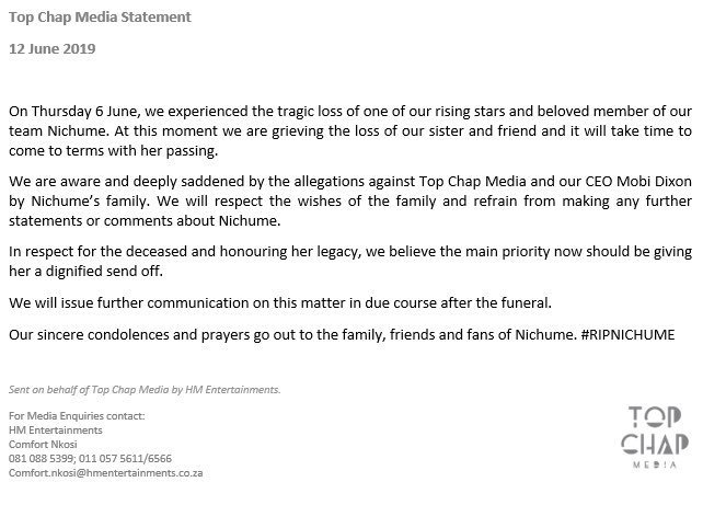 Owaselangenii's tweet photo. #ReasonsIHaveTrustIssues is because *a month later* there is still no justice for #Nichume @mobidixon and @TopChapMedia said this, we are still waiting...we haven't forgotten...#SouthAfrica
#freshbreakfastshow #PhatJoeAndTheFamily #JusticeForNichume!! #JusticeforNichume!! https://t.co/WF4juLSLiv
