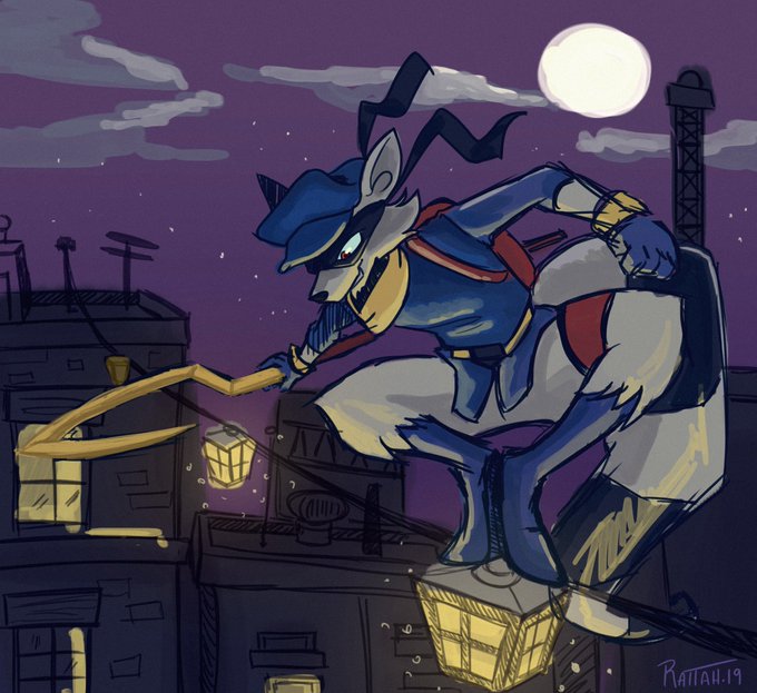 This was a request from. #fanart. #slycooper. #sketch. #quickdraw. ♥. Maybe...