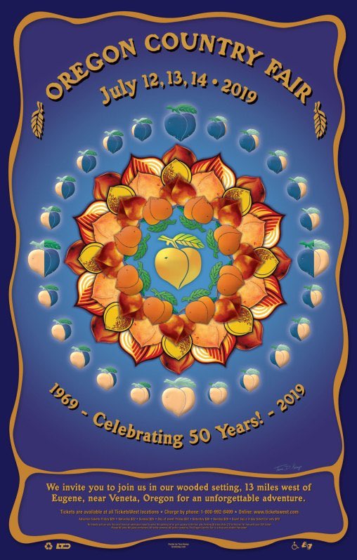 Only 2 more days until the <a href="/oregoncfair/">Oregon Country Fair</a>! #CantWait #OCF50 #OCF50th