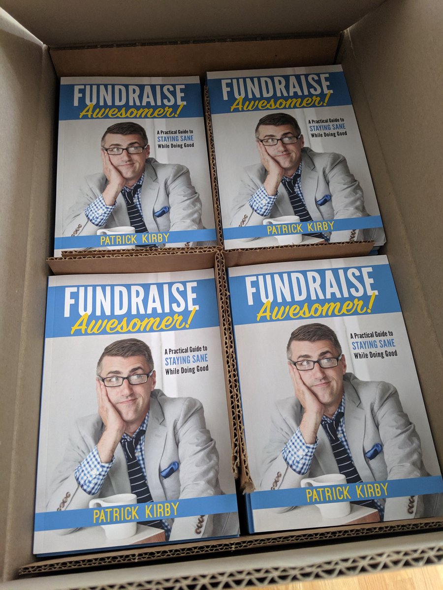 Guys! They're here!! Fundraise Awesomer! is here! AAAAAHHHHHHH!!

I'm so excited to start shipping these out today...THANK YOU so much to everyone who pre-ordered the book!!! 

We are officially LIVE on Amazon and ready to go!!

Holy crap, it's real!!! #5DayFundraising