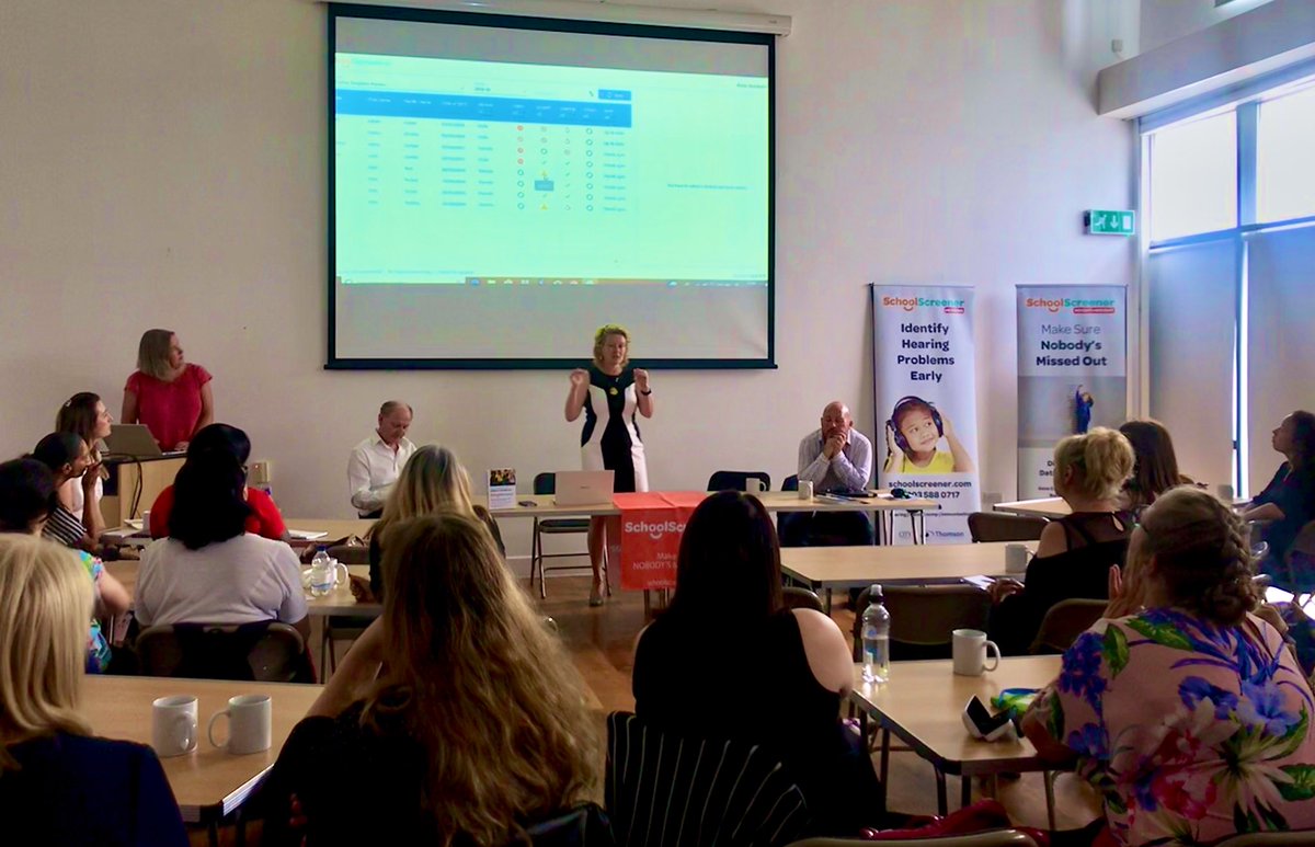 Our NCMP team at the <a href="/SchoolScreener/">SchoolScreener</a> Forum today. Thanks for having us!#SchoolNursing #NCMP