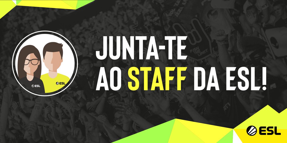 ESLPT's tweet photo. 👨🏻‍💼 Procuras uma carreira na área dos esports mas não sabes por onde começar?
A ESL Portugal está à procura de staff. Envia a tua candidatura!

📬 https://t.co/6RwlQX8X9f https://t.co/eTDeSZIAFH