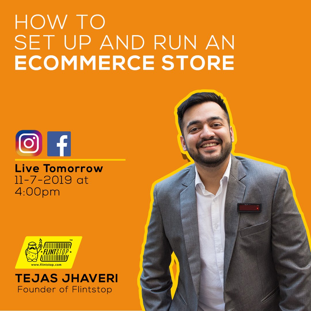Flintstop's tweet photo. Join us at 4PM tomorrow for illuminating insights on e-commerce!
#live #ecommerce #startup #flintstop #companys https://t.co/WnjlcXOMn4
