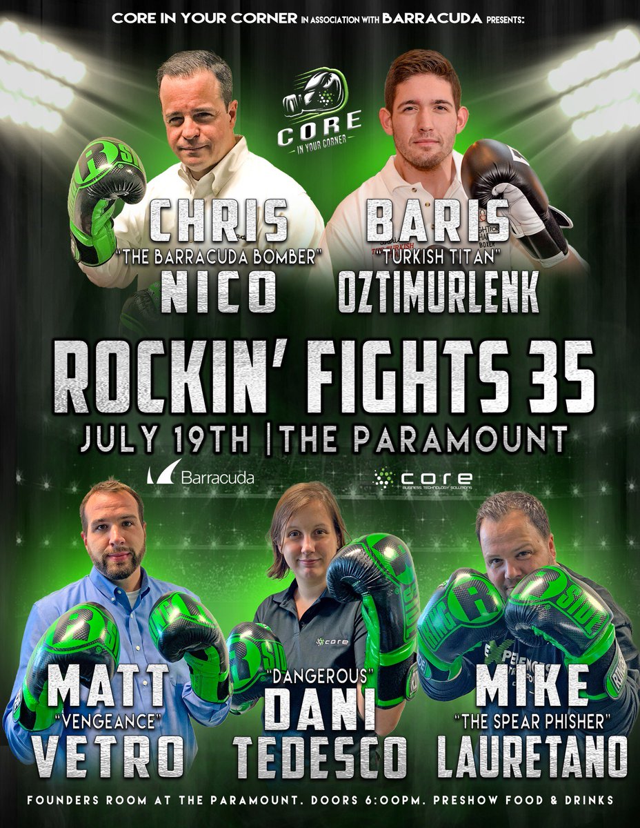 pomara_matt's tweet photo. GREAT EMAIL THIS MORNING...Won't reveal who sent it to me but I was laughing. 
"So do your people fight another company at #RockinFights or each other?" 
Pretty sure HR or insurance would NOT allow it, but it is a heck of an idea! https://t.co/gnAaQ7Vyk2