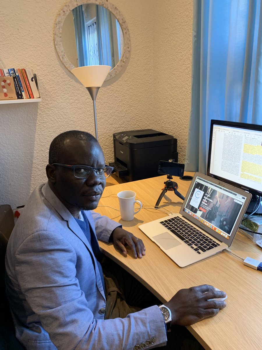 MaoAmis's tweet image. #PowerOfTech: Getting ready to deliver a 45m lecture on #GlobalChange to 30 students at #Bayreuth University in Germany🇩🇪 ...right in the comfort of my Study. Technology is a real enabler, I have saved a lot of time and #carbon by harnessing tech. 
#Edutech #Globalnetwork