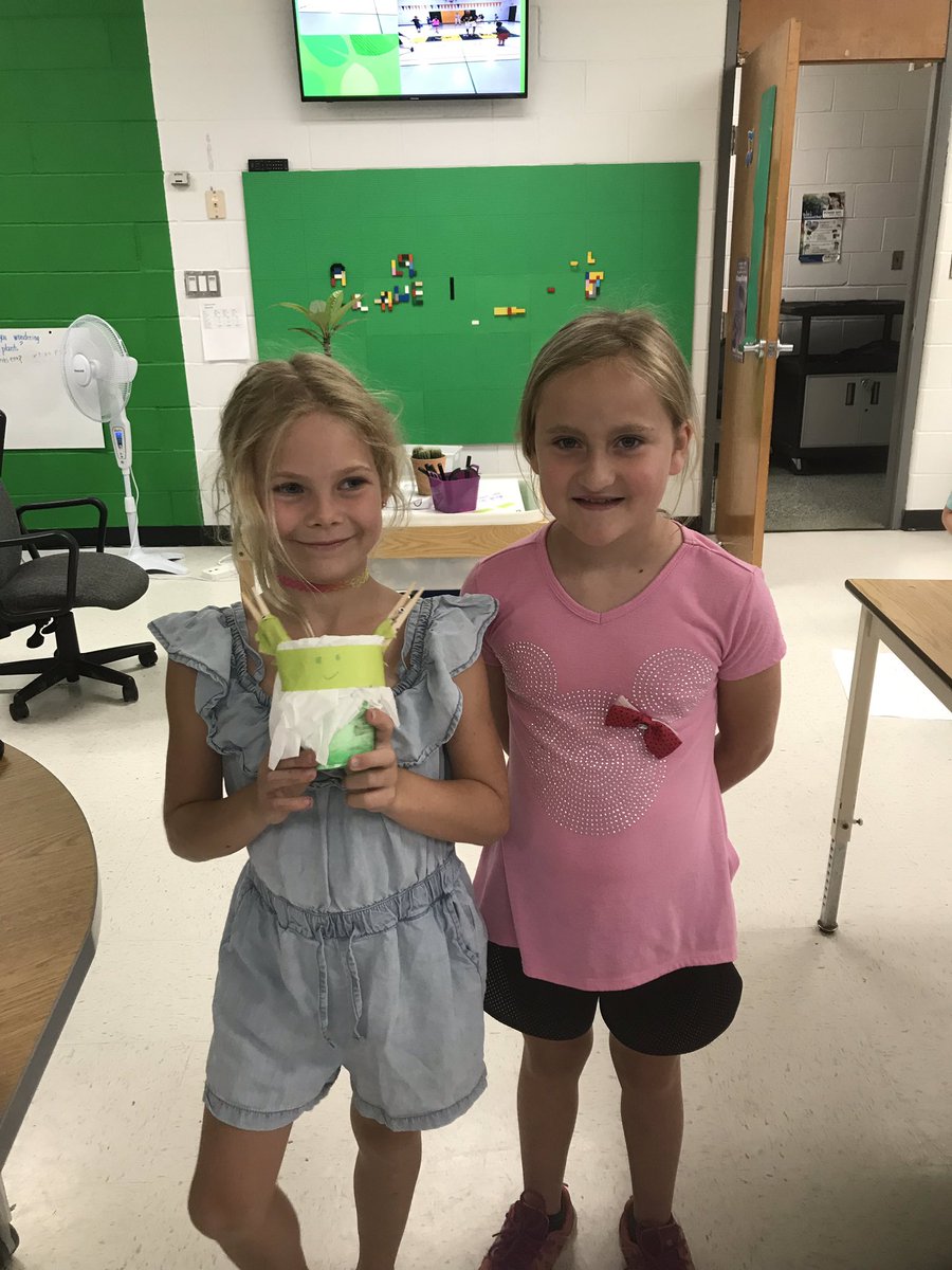 mllefryscok's tweet photo. What a FANTASTIC start off to our Summer Learning STEAM camp at #campstclair ... making an egg drop!! #pleasedontbreak #steam #collaboration https://t.co/StHhpW8fag