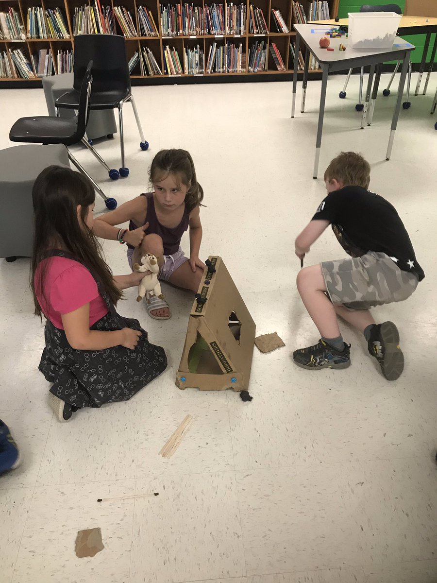 mllefryscok's tweet photo. Today’s STEAM challenge is building a plant enclosure! Can you build a structure that keeps out small animals? #steamchallenge #campstclair https://t.co/VXlSn83Vyq