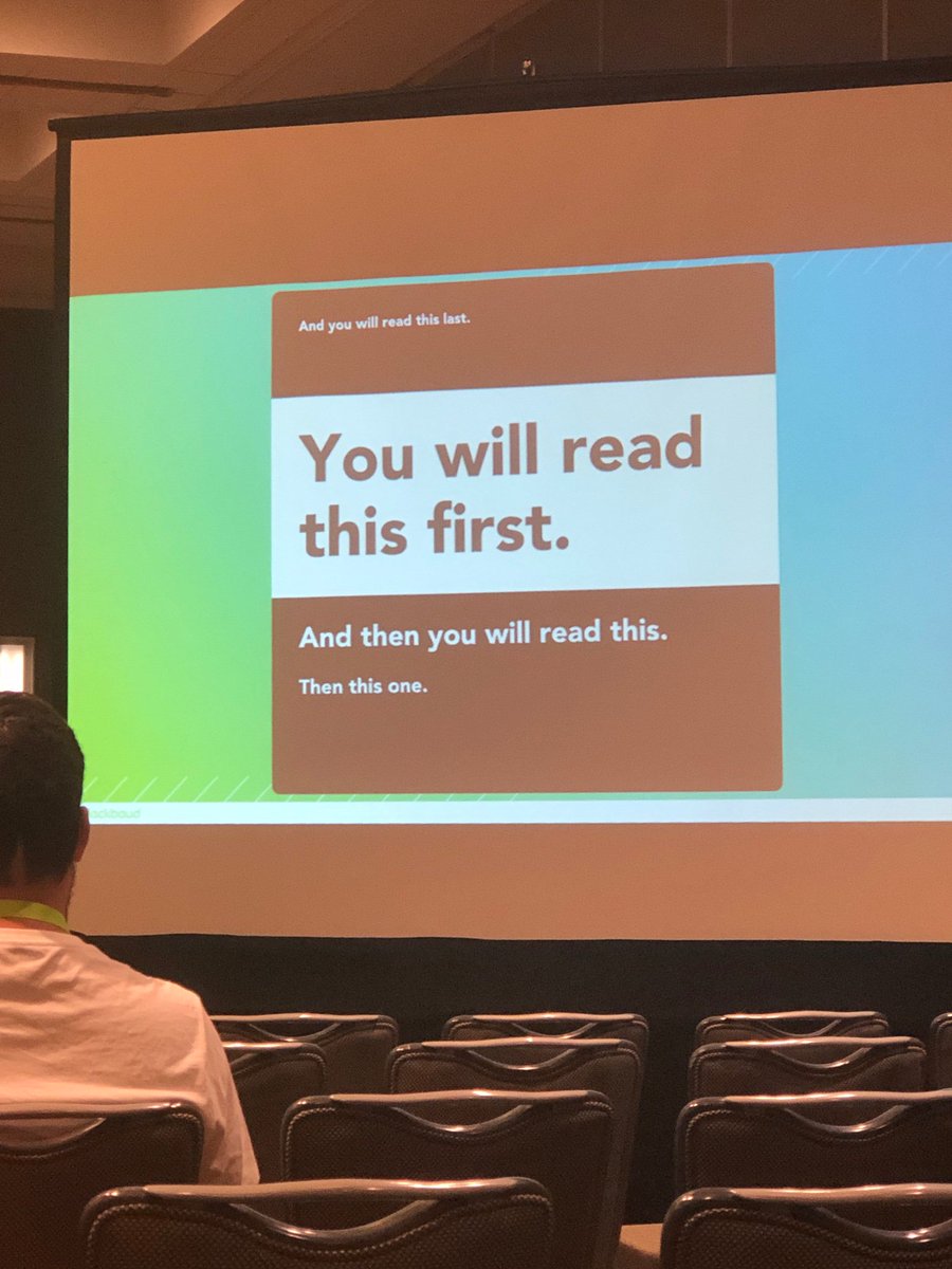 karamartone's tweet photo. Importance of headlines and readability for a website - wow! #bbk12uc https://t.co/h892k0hXpx